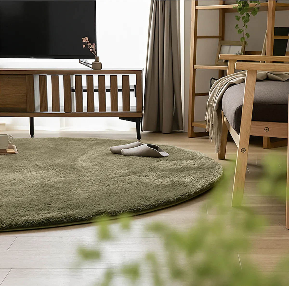 Thảm Shaggy Modern Deco microfiber – mau khô, thoáng khí, phù hợp khí hậu nóng ẩm Việt Nam.