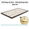 Lắp ráp đơn giản – chỉ cần vặn chân giường chắc chắn, không cần dụng cụ phức tạp.