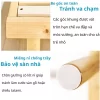Thiết kế chân giữa chịu lực, phân tán tải trọng, tăng độ vững chắc cho khung giường.