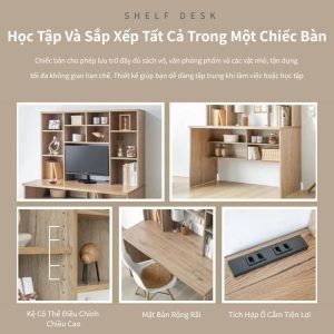 Học Tập Và Sắp Xếp – Tất Cả Trong Một Chiếc Bàn