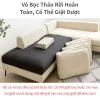 Sofa DS-069PF Modern Deco với vỏ bọc tháo rời hoàn toàn, dễ giặt tay hoặc giặt máy, luôn sạch sẽ như mới.