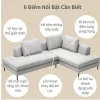 Sofa DS-069PF Modern Deco – tổng hợp 6 điểm nổi bật: vỏ bọc giặt được, chống xước, rộng rãi, linh hoạt và sang trọng