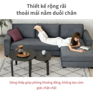 Sofa DS-070PF Modern-Deco hoàn thiện đẹp cả mặt sau