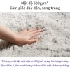Thảm tròn microfiber Modern Deco – sợi siêu mịn mang lại cảm giác chạm mềm mại, thoải mái khi sử dụng.