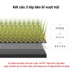 Bề mặt cỏ nhân tạo 35mm Modern-Deco mềm, giống cỏ thật