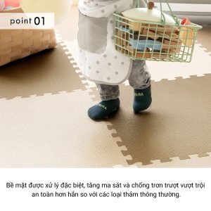 Bề Mặt được Xử Lý đặc Biệt, Tăng Ma Sát Và Chống Trơn Trượt Vượt Trội – An Toàn Hơn Hẳn So Với Các Loại Thảm Thông Thường.