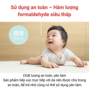 Thảm xốp ghép Modern Deco an toàn cho bé chơi trong phòng khách
