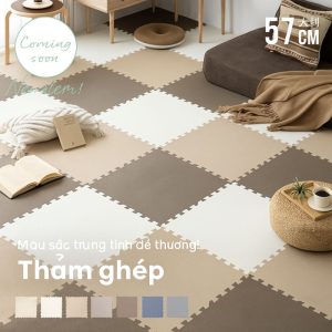 Thảm xốp Modern Deco dễ vệ sinh, lau chùi nhanh chóng