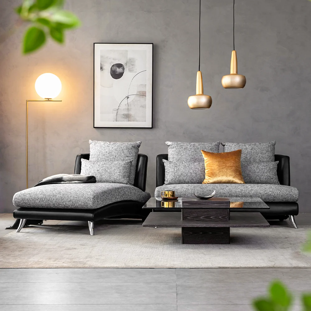 Bộ Sofa 3P + Chaise Vải chống cào cho thú cưng – Compact/Regular/Large