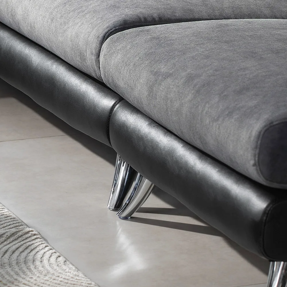 Bộ Sofa 3P + Chaise Vải Kháng Thú Cưng – Compact/Regular/Large