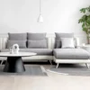 Bộ Sofa 3P + Chaise Vải Kháng Thú Cưng – Compact/Regular/Large