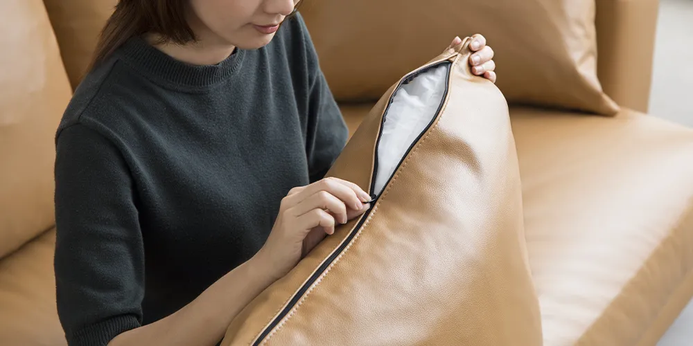 Ghế Sofa Chaise Lounge – Da EPU Cao Cấp | Ottoman Bán Riêng