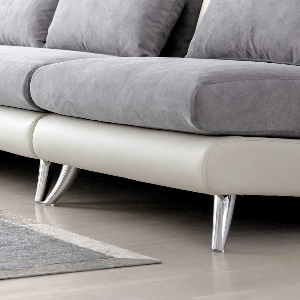 Bộ Sofa 3P + Chaise Vải Kháng Thú Cưng – Compact/Regular/Large