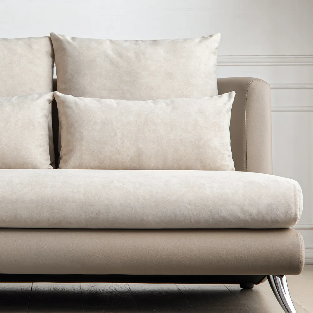 Bộ Sofa 3P + Chaise Vải Kháng Thú Cưng – Compact/Regular/Large