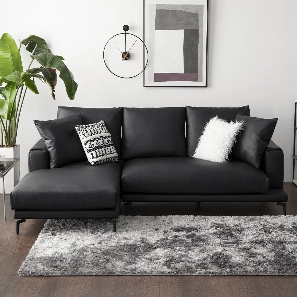 Ghế Sofa Chaise Lounge – Da EPU Cao Cấp| Ottoman Bán Riêng