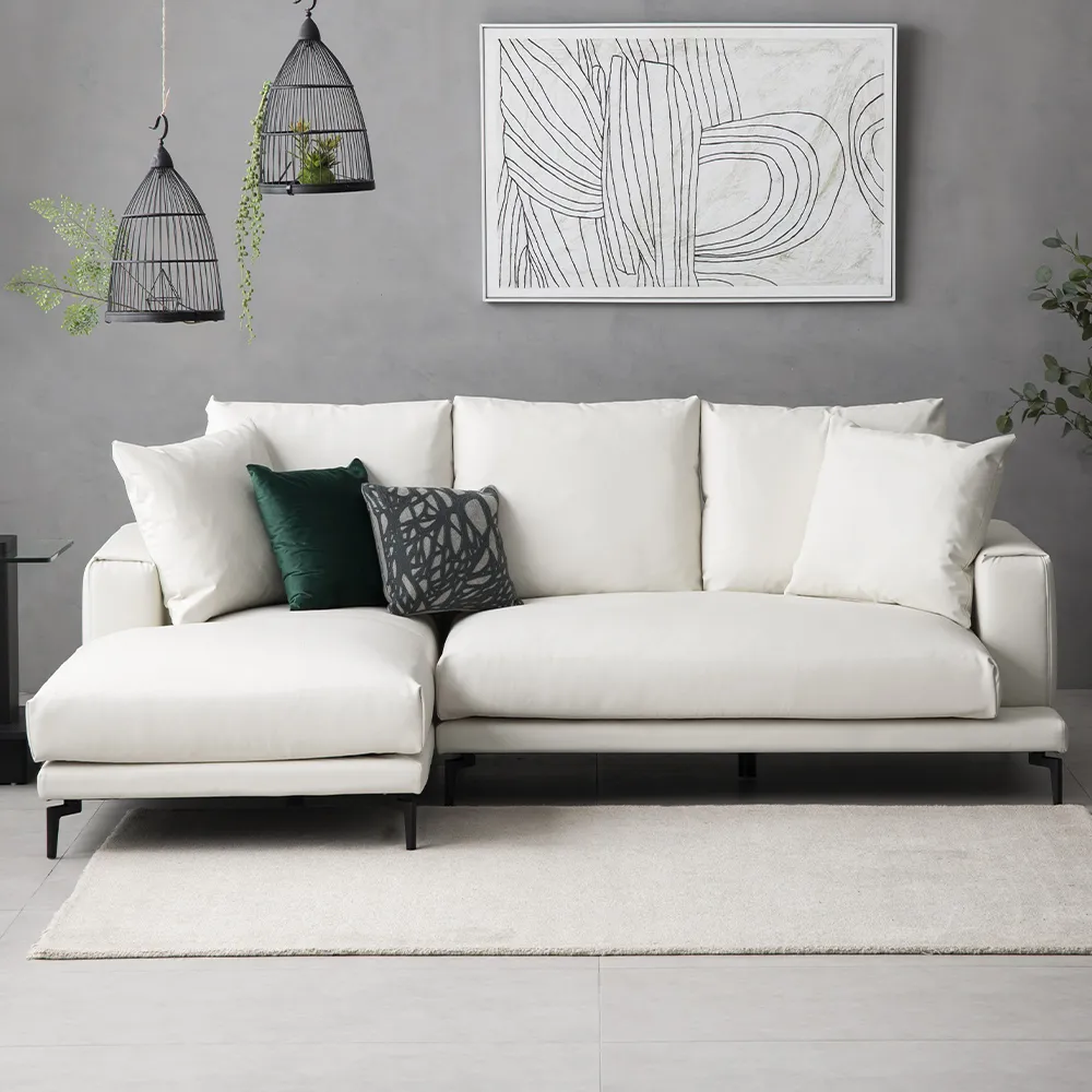 Ghế Sofa Chaise Lounge – Da EPU Cao Cấp| Ottoman Bán Riêng
