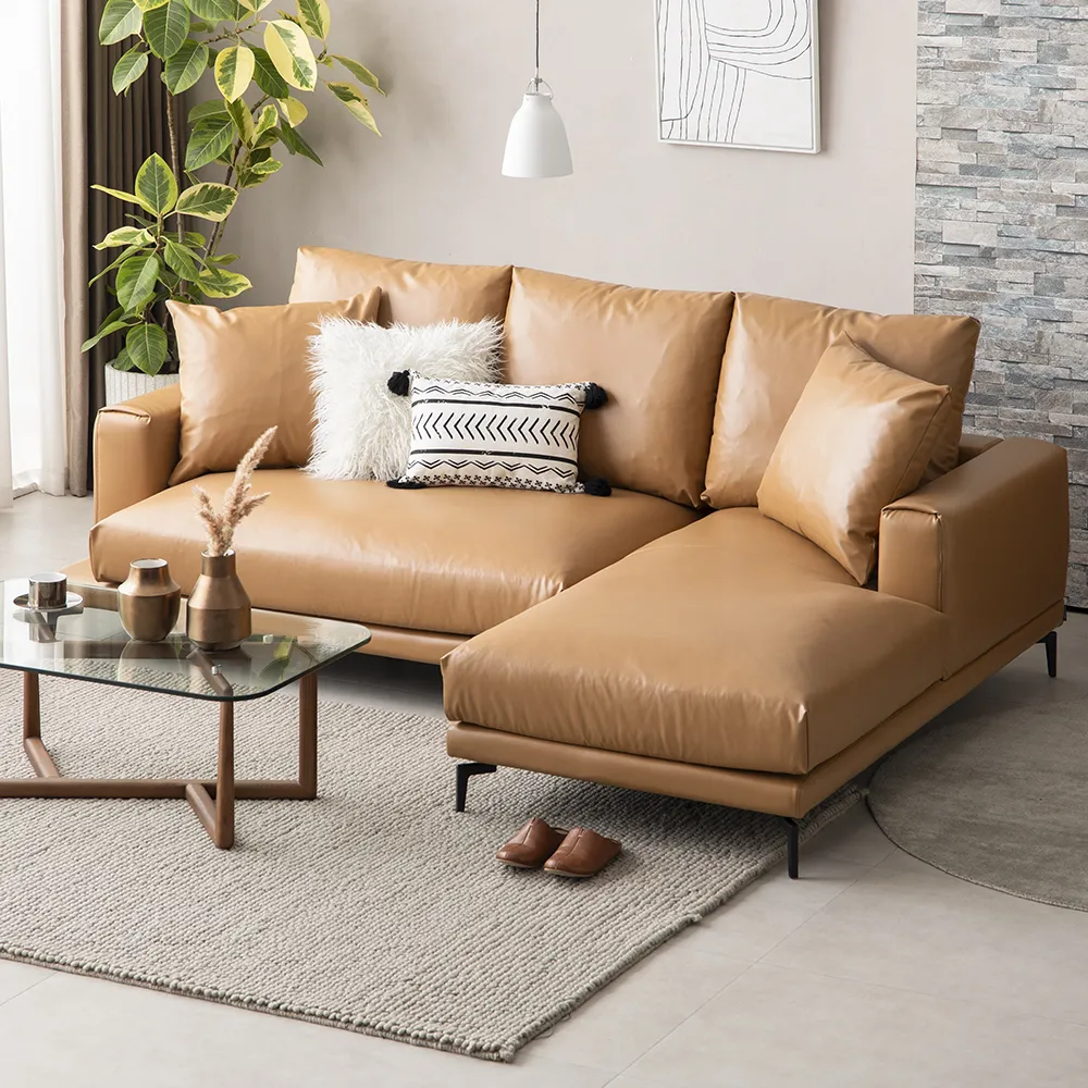 Ghế Sofa Chaise Lounge – Da EPU Cao Cấp| Ottoman Bán Riêng