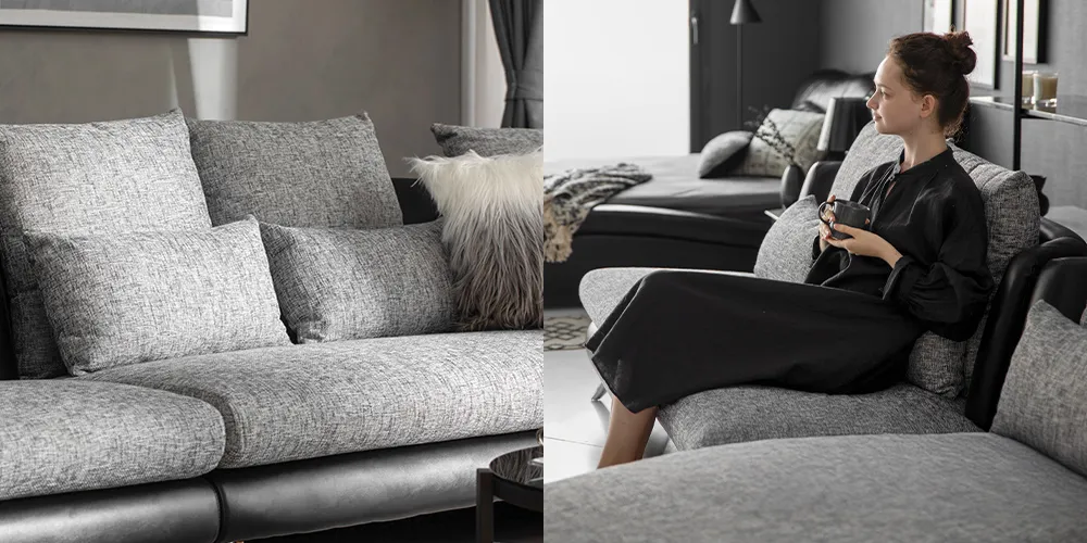 Bộ Sofa 3P + Chaise Vải chống cào cho thú cưng – Compact/Regular/Large