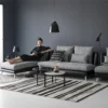 Bộ Sofa 3P + Chaise Vải Kháng Thú Cưng – Compact/Regular/Large