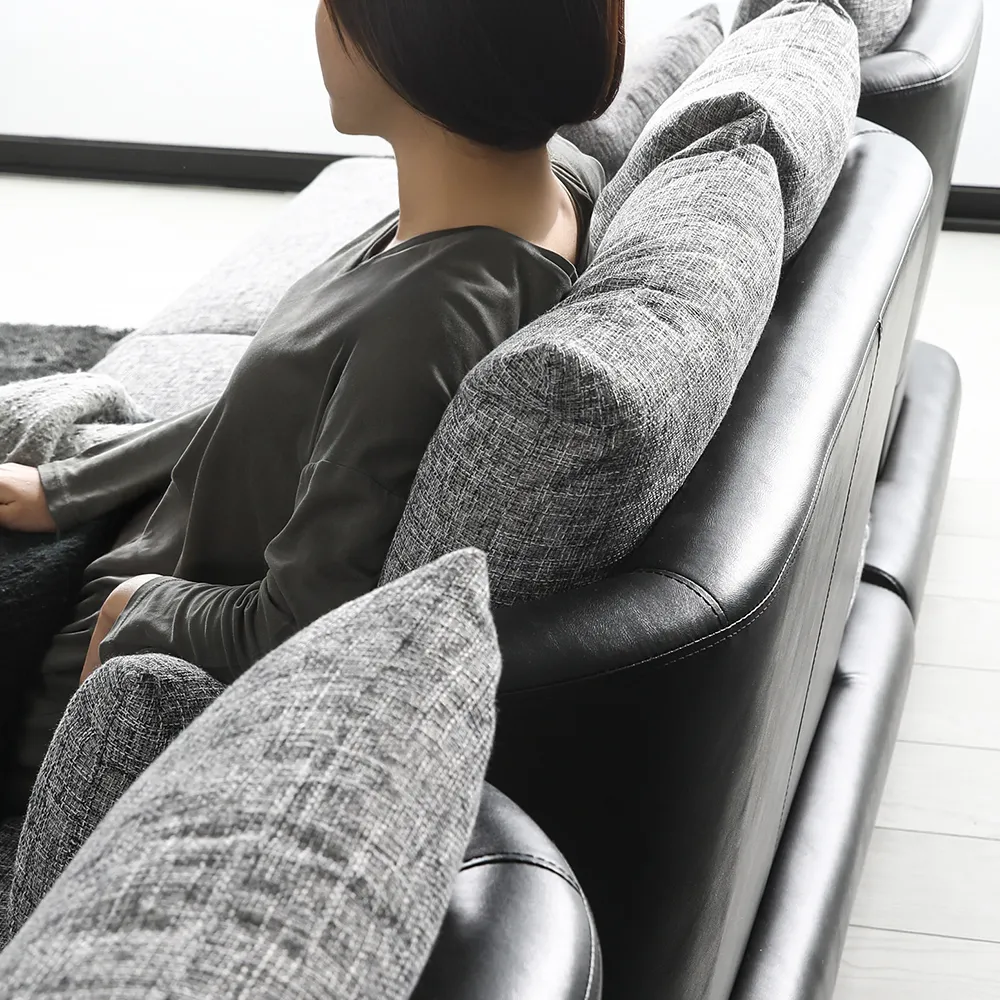 Bộ Sofa 3P + Chaise Vải Kháng Thú Cưng – Compact/Regular/Large