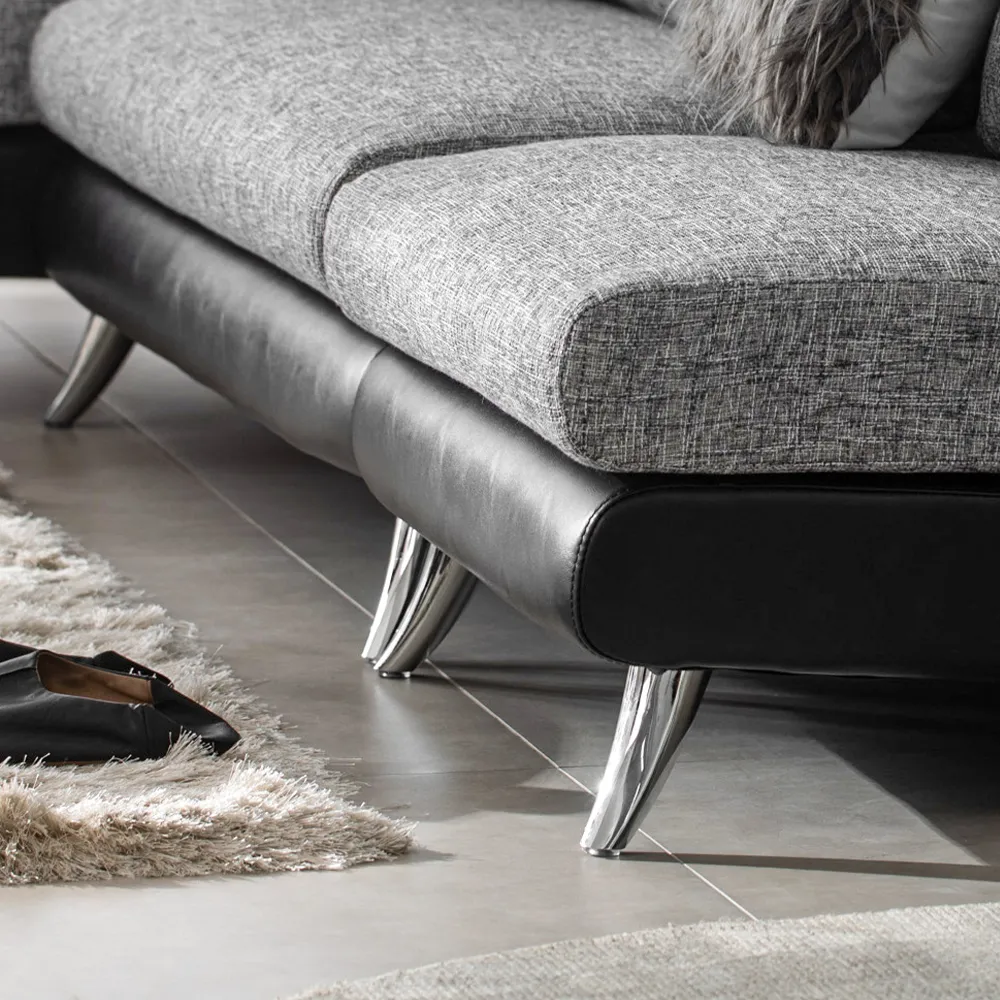 Bộ Sofa 3P + Chaise Vải Kháng Thú Cưng – Compact/Regular/Large