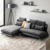 Bộ Sofa 3P + Chaise Vải Kháng Thú Cưng – Compact/Regular/Large