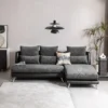 Bộ Sofa 3P + Chaise Vải Kháng Thú Cưng – Compact/Regular/Large