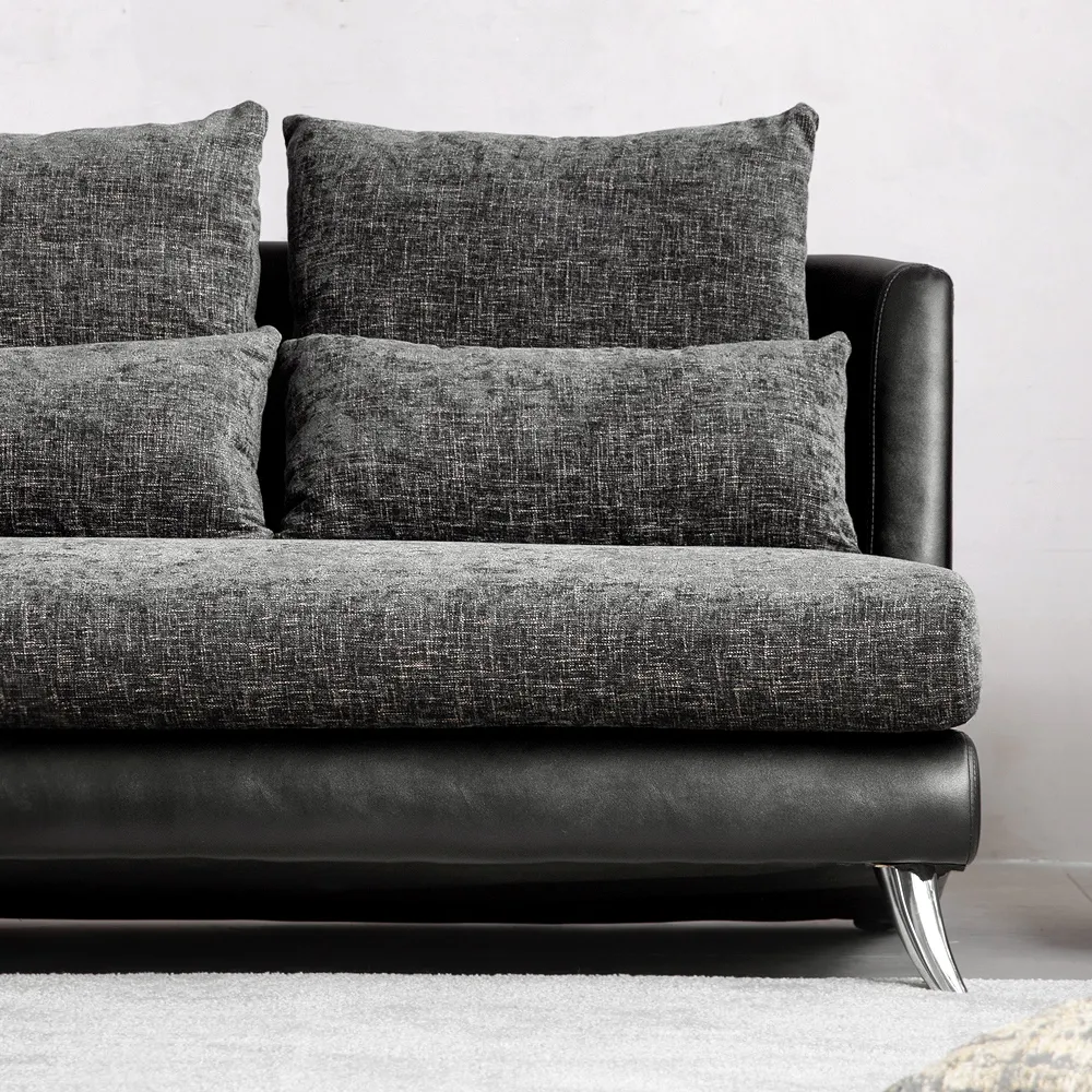 Bộ Sofa 3P + Chaise Vải Kháng Thú Cưng – Compact/Regular/Large