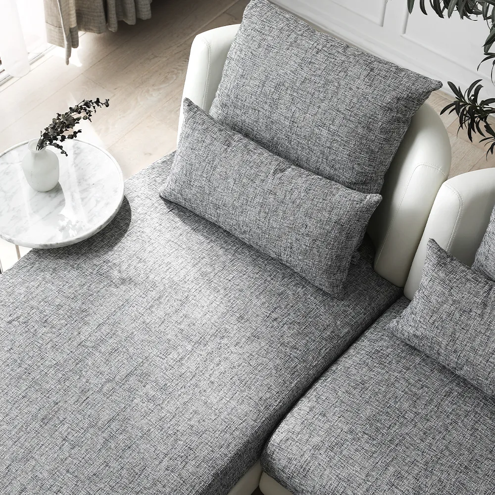 Bộ Sofa 3P + Chaise Vải Kháng Thú Cưng – Compact/Regular/Large