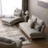 Bộ Sofa 3P + Chaise Vải Kháng Thú Cưng – Compact/Regular/Large