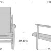 Sofa Đơn VGN-06 – bản vẽ kích thước