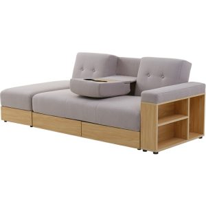 Ghế Sofa 3 Chỗ Đa Năng Có Ngăn Chứa Đồ (Rộng 165/209/260cm – Vải Chống Trầy, Thân Thiện Thú Cưng)