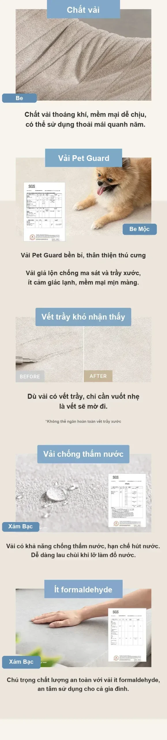 Sofa foam HY012 với thiết kế tựa lưng cao high-back